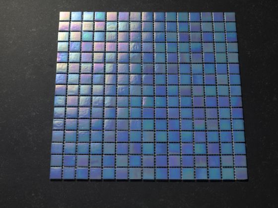 Mosaik Fliesen blau Pearl