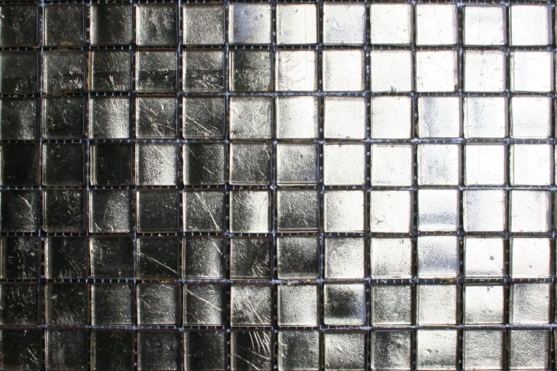 Silber 15x15mm Mosaik