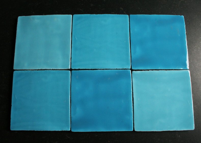 Meer Blau 1 Fliesen 13 x 13 cm