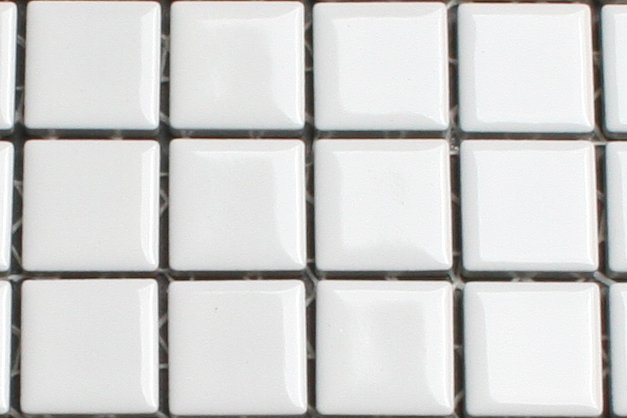 White gloss 23 x 23 mm