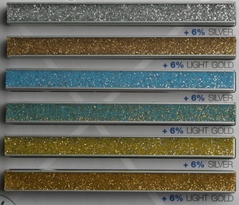 Glitter Silber oder gold 100gr