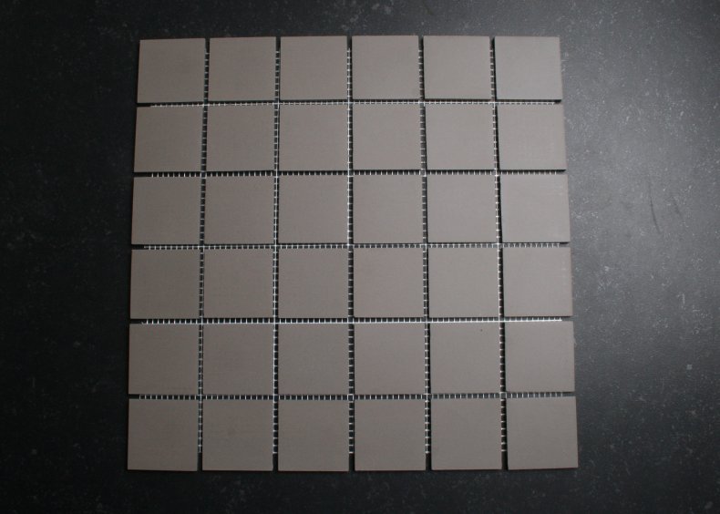 5 x 5 cm dunkel grau modernes Mosaik