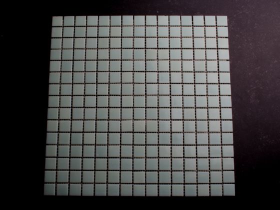 Glas Mosaikfliesen Mint 2 x 2 cm