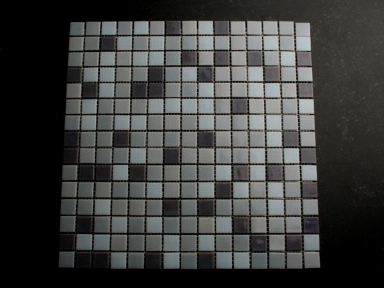Mosaik Mix Gloss Grey-Fliesen