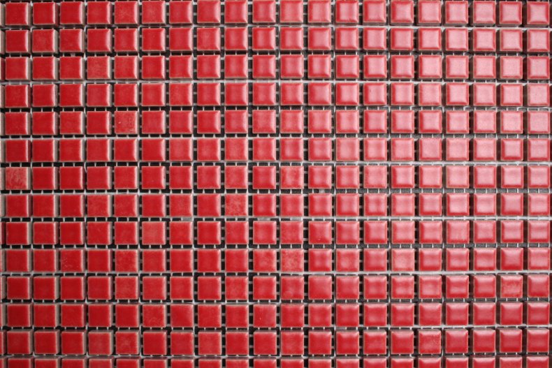 Mosaik Fliese 23x23mm-weiß glänzend