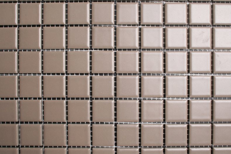 Mosaik Fliese 23x23mm-weiß glänzend