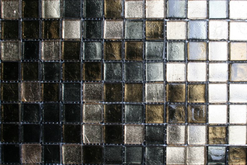 Silber 15x15mm Mosaik