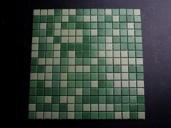 Mosaik Mix glänzend grün