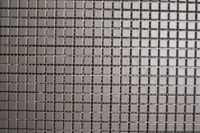 Mosaik Fliese 23x23mm-weiß glänzend