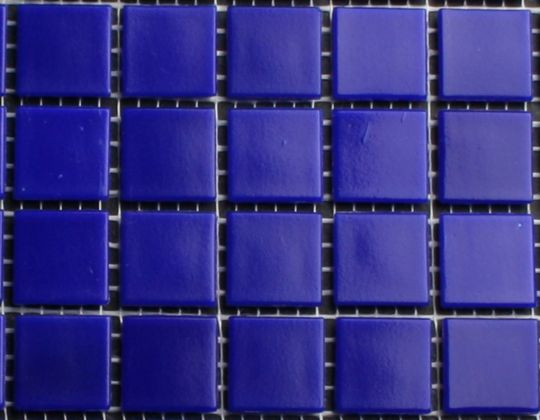 Glas-Mosaik-Fliesen tief blau 2 x 2 cm