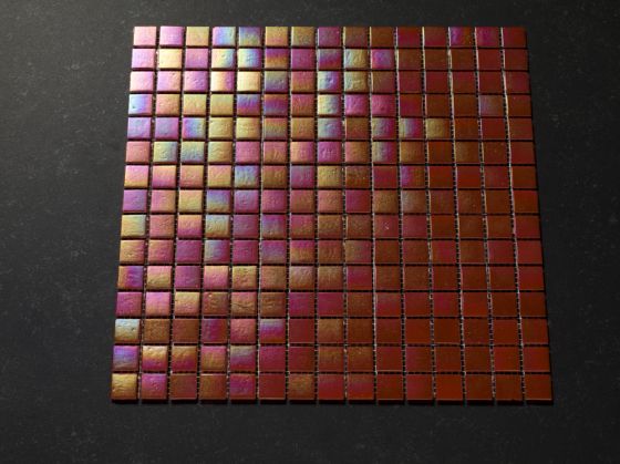 Mosaik-Fliesen rot Pearl