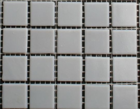 Glas Mosaikfliesen Licht grau 2 x 2 cm