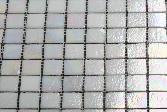 Mosaik werden weiße Perle 2, 5 x 2, 5 cm.