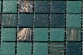 Zwembad Mozaïek tegels Turquoise mix met goud acc