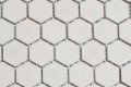 2.5cm elfenbeinfarbenen hexagonal Mosaik