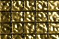 Mosaik Gold gewellt mit Blattgold 