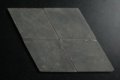natuursteen ruitvormige tegel 10x17cm - donker gri