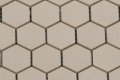2.5cm elfenbeinfarbenen hexagonal Mosaik