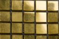 Mosaik Gold Oberfläche mit Blattgold 