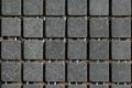 15x15 mm getrommeld basalt mozaiek