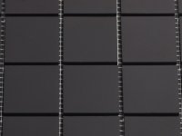 modernes Mosaik 5 x 5 cm schwarz