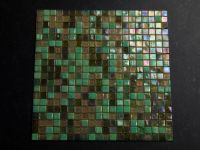 Ocean Glas Mosaik frisch grün transparent Olive mi
