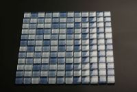 Kristall Glas 23x23x8mm blau Mix bestseller