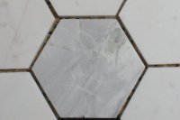 Projekt Fliese Carrara sechseckigen Fliesen 83 mm