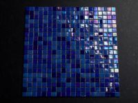 Ocean Glas Mosaik dunkel blau mix