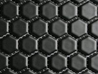 Hexagonal Mosaik Matt weiß 22 mm