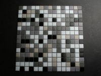 Mosaikfliesen grau Mischung 2 Struktur schwarz Mischung